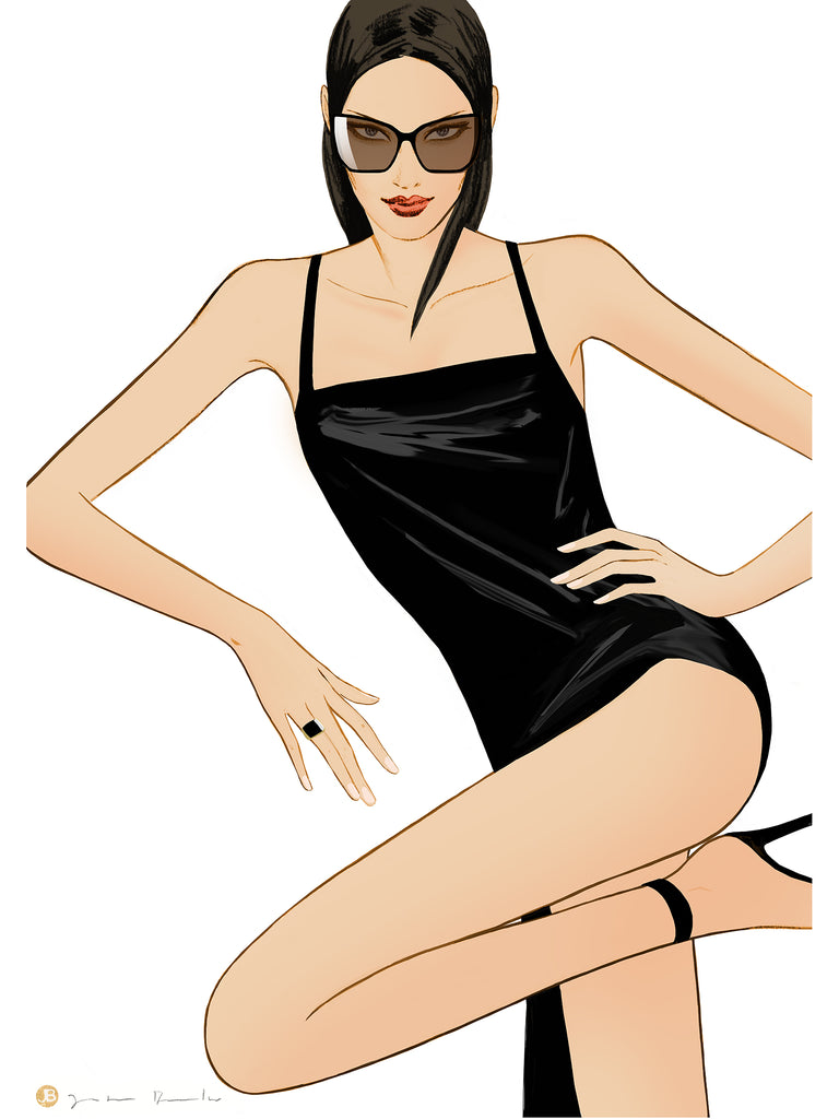 Sunglasses and Slip Dress